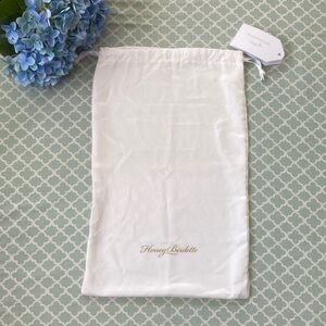 Honey Birdette White Satin Lingerie Drawstring Dust Bag